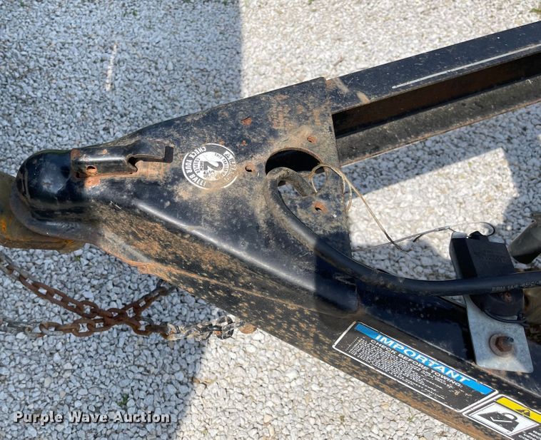 image for item MJ9712 2013 H&H  tilt deck utility trailer