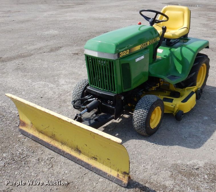 image for item MU9593 John Deere 322  lawn mower