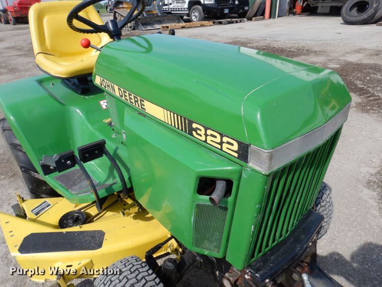 image for item MU9593 John Deere 322  lawn mower