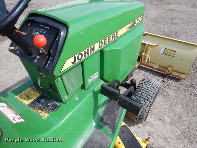 image for item MU9593 John Deere 322  lawn mower
