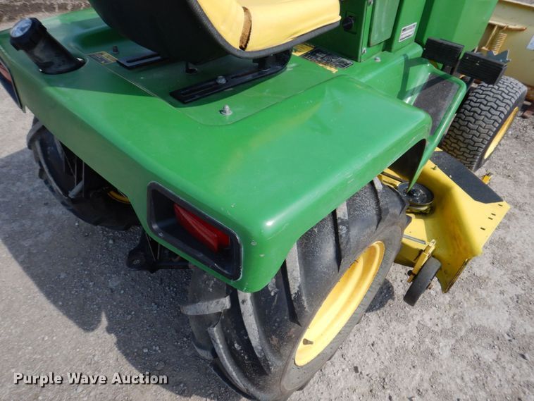 image for item MU9593 John Deere 322  lawn mower