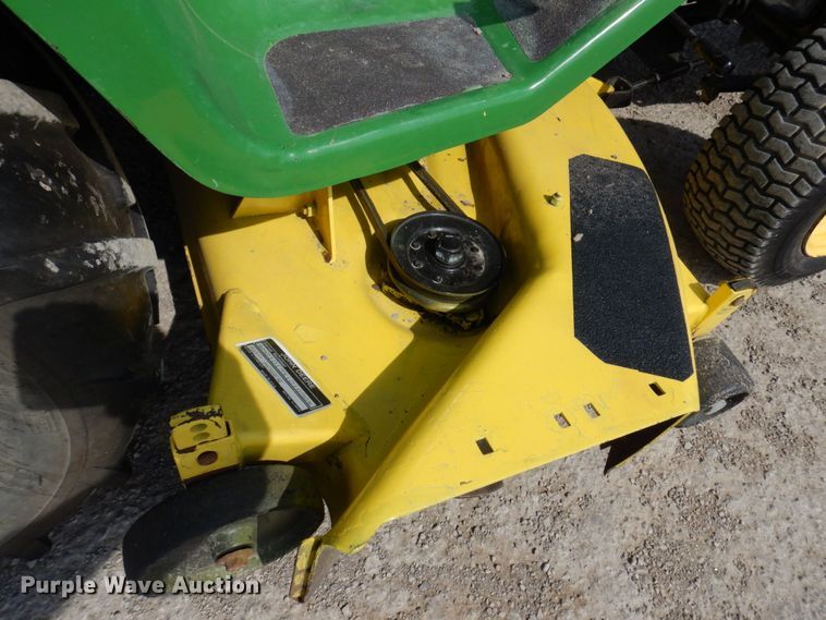 image for item MU9593 John Deere 322  lawn mower