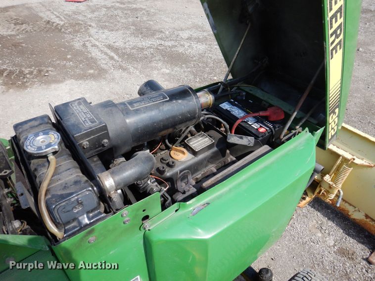 image for item MU9593 John Deere 322  lawn mower
