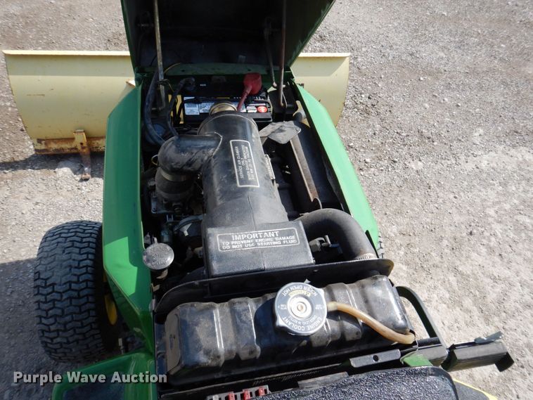 image for item MU9593 John Deere 322  lawn mower
