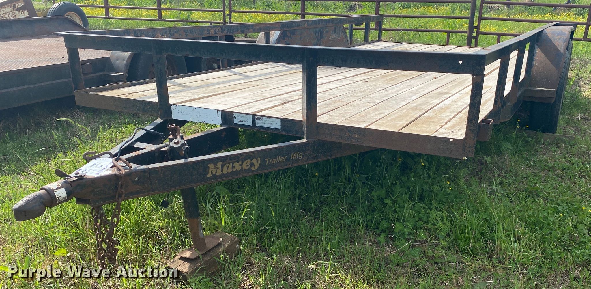 2007 Maxey Trailers utility trailer in Muskogee, OK Item DM4110 sold