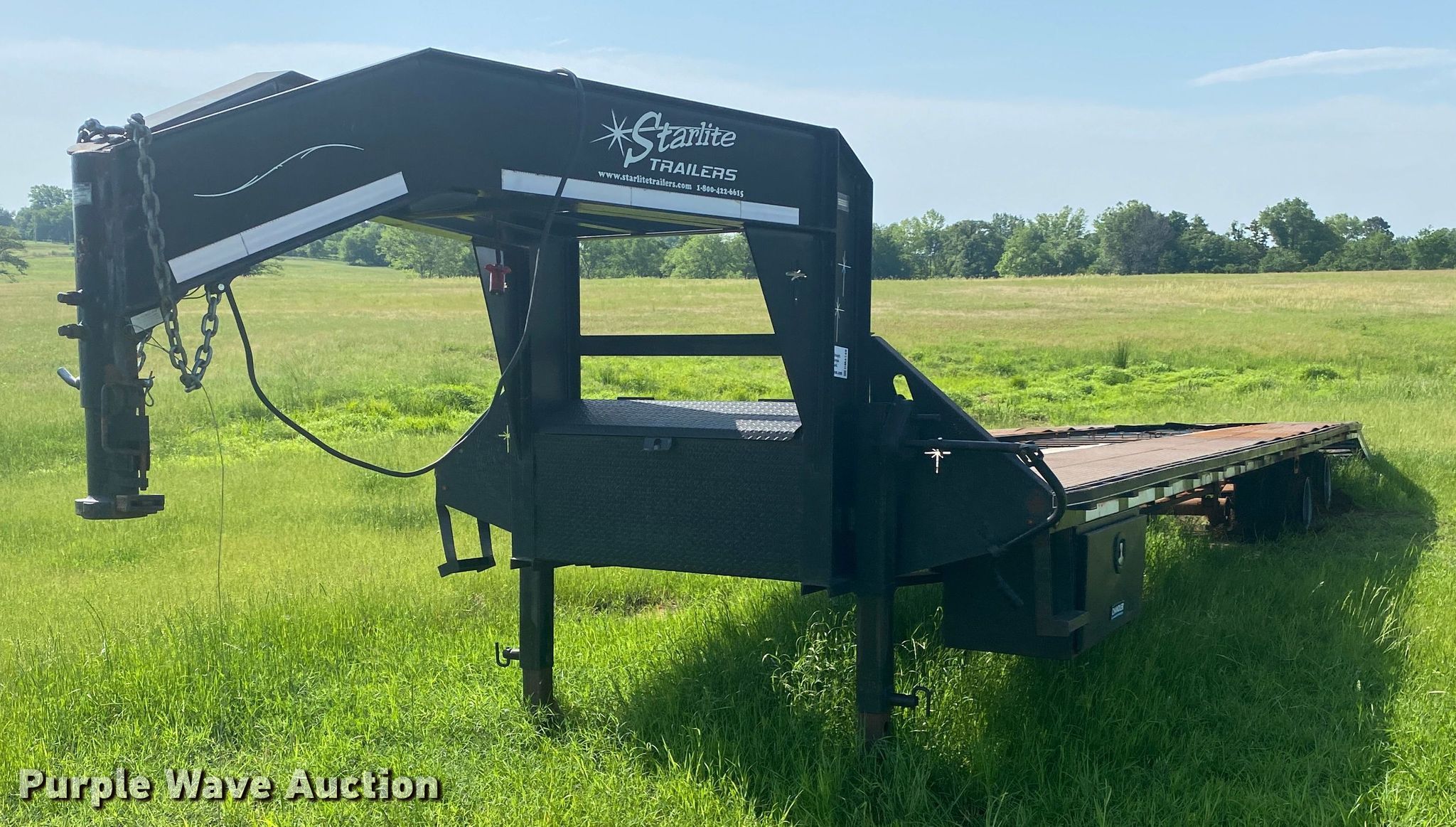 2016 Starlite equipment trailer in Bristow, OK Item DM4140 sold