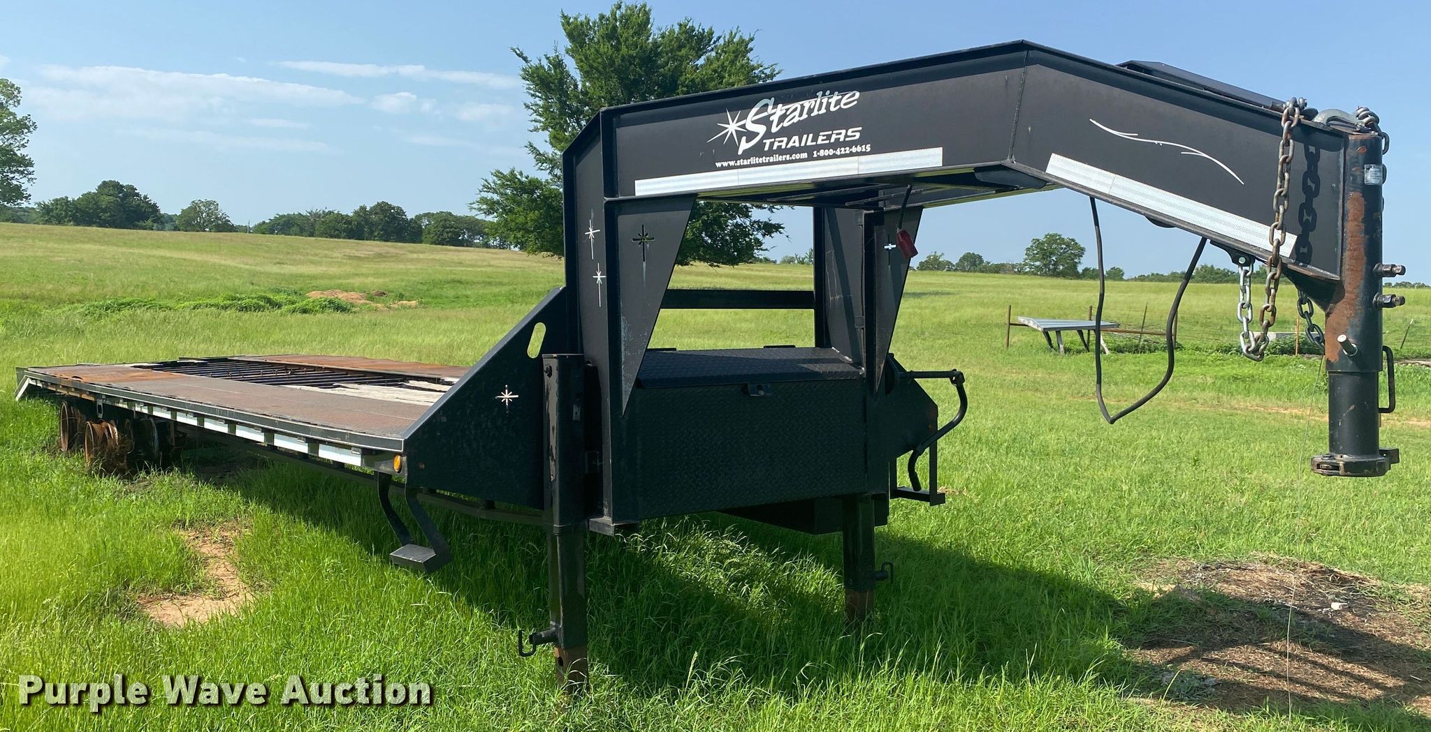 2016 Starlite equipment trailer in Bristow, OK Item DM4140 sold