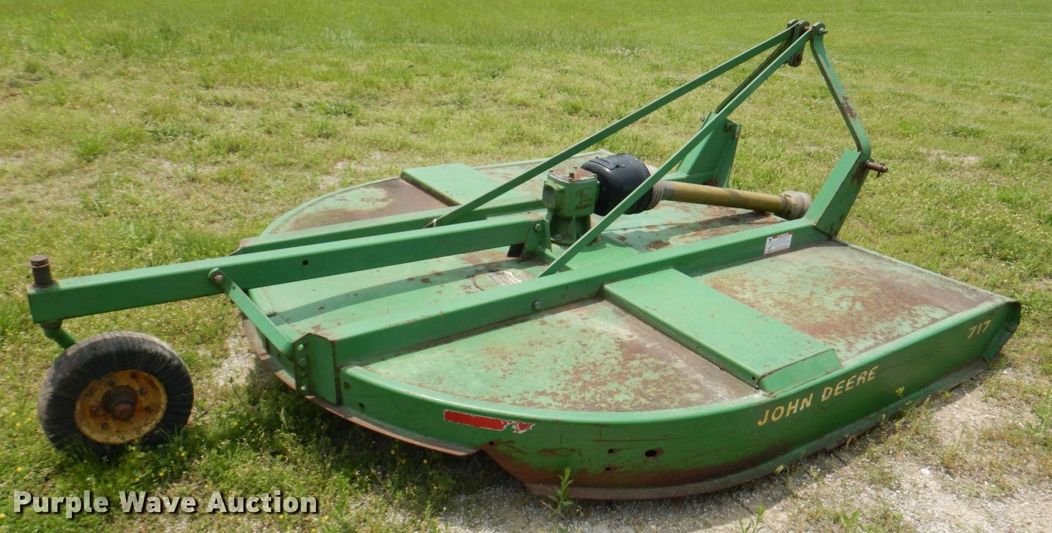 John Deere 717 rotary mower in Spring Hill, KS Item DM6213 sold