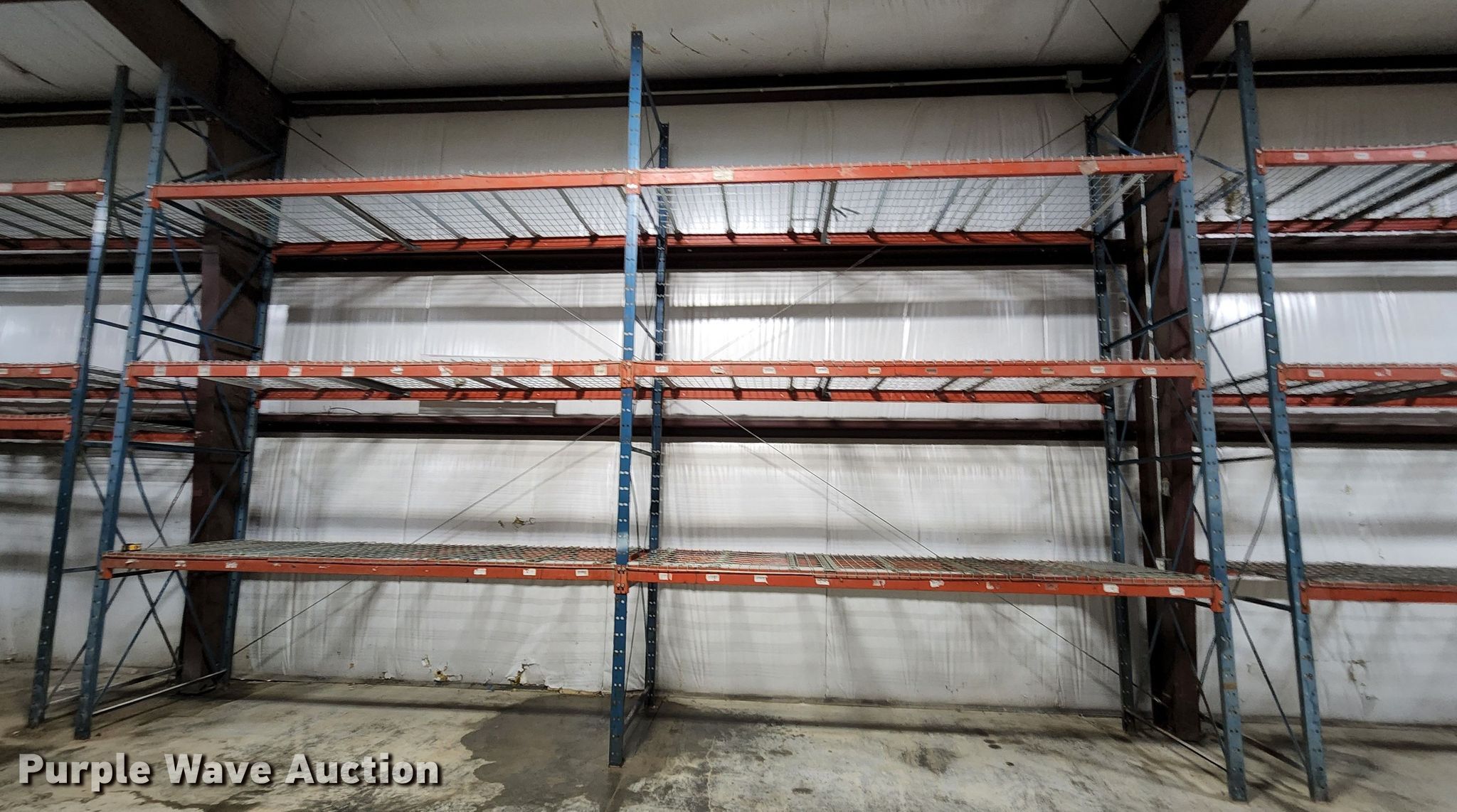 Pallet racking in Kansas City, MO Item KF9067 sold Purple Wave