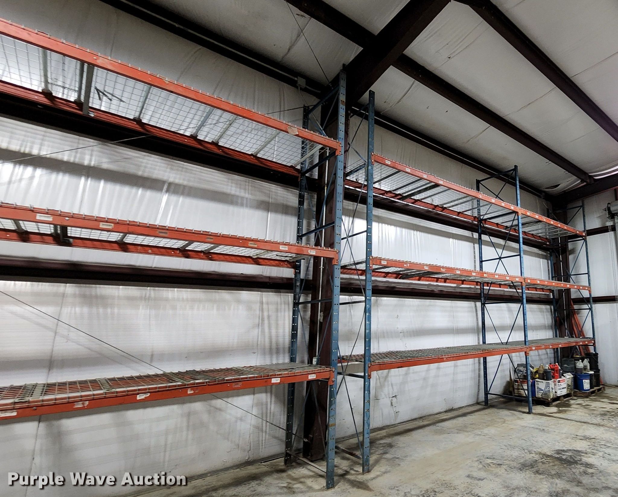 Pallet racking in Kansas City, MO Item KF9067 sold Purple Wave