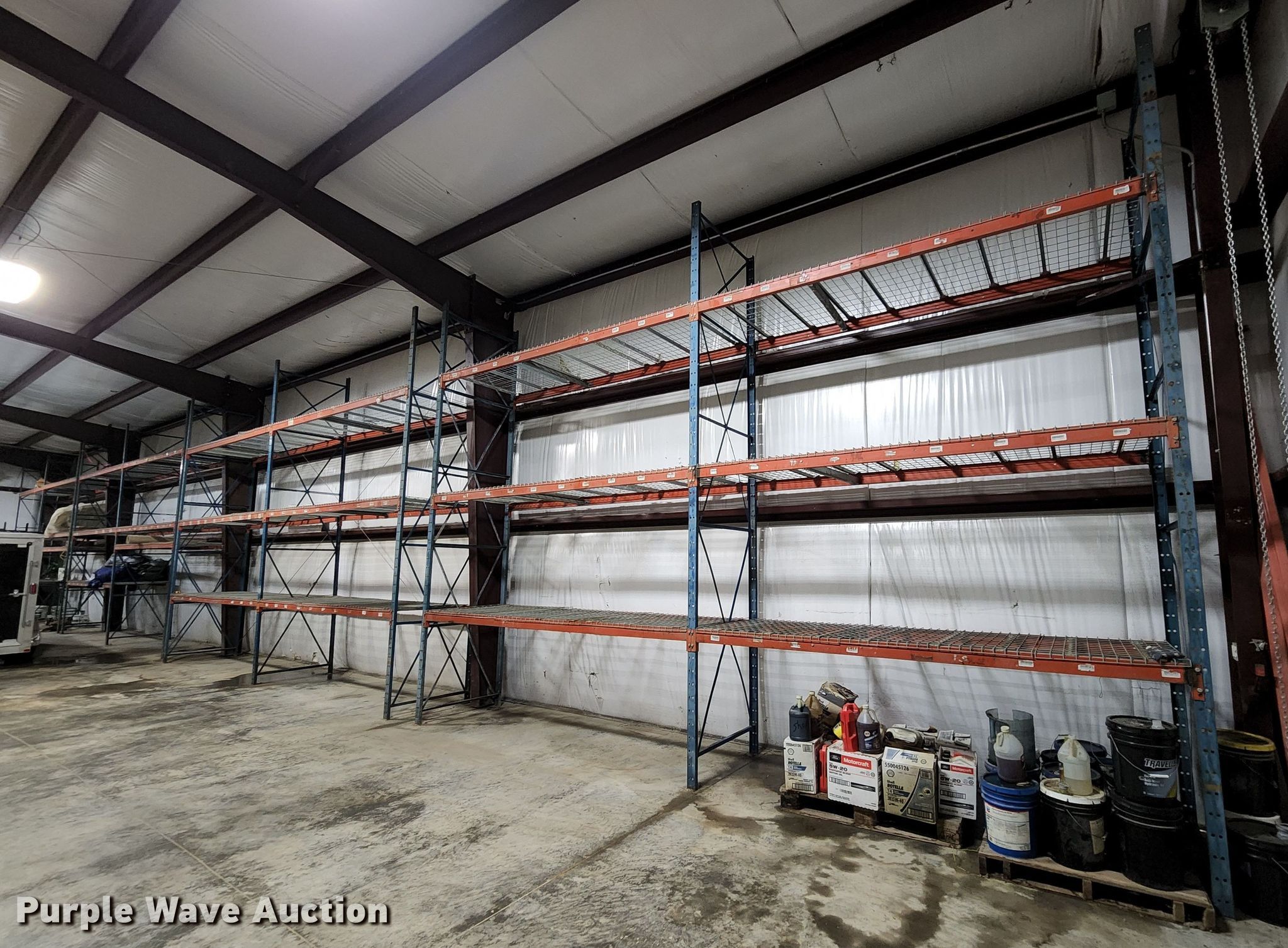 Pallet racking in Kansas City, MO Item KF9067 for sale Purple Wave