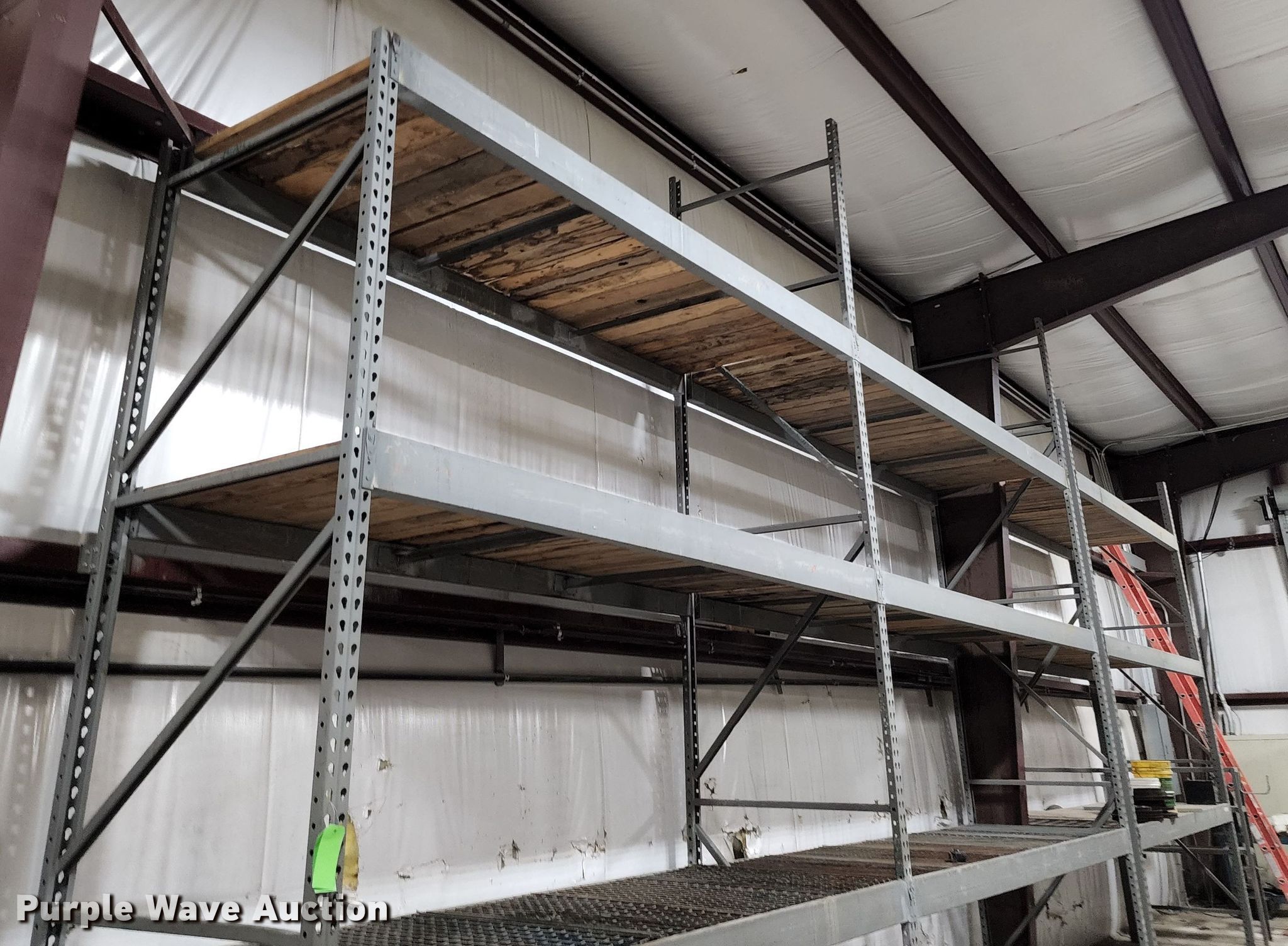 Pallet racking in Kansas City, MO Item KF9068 sold Purple Wave