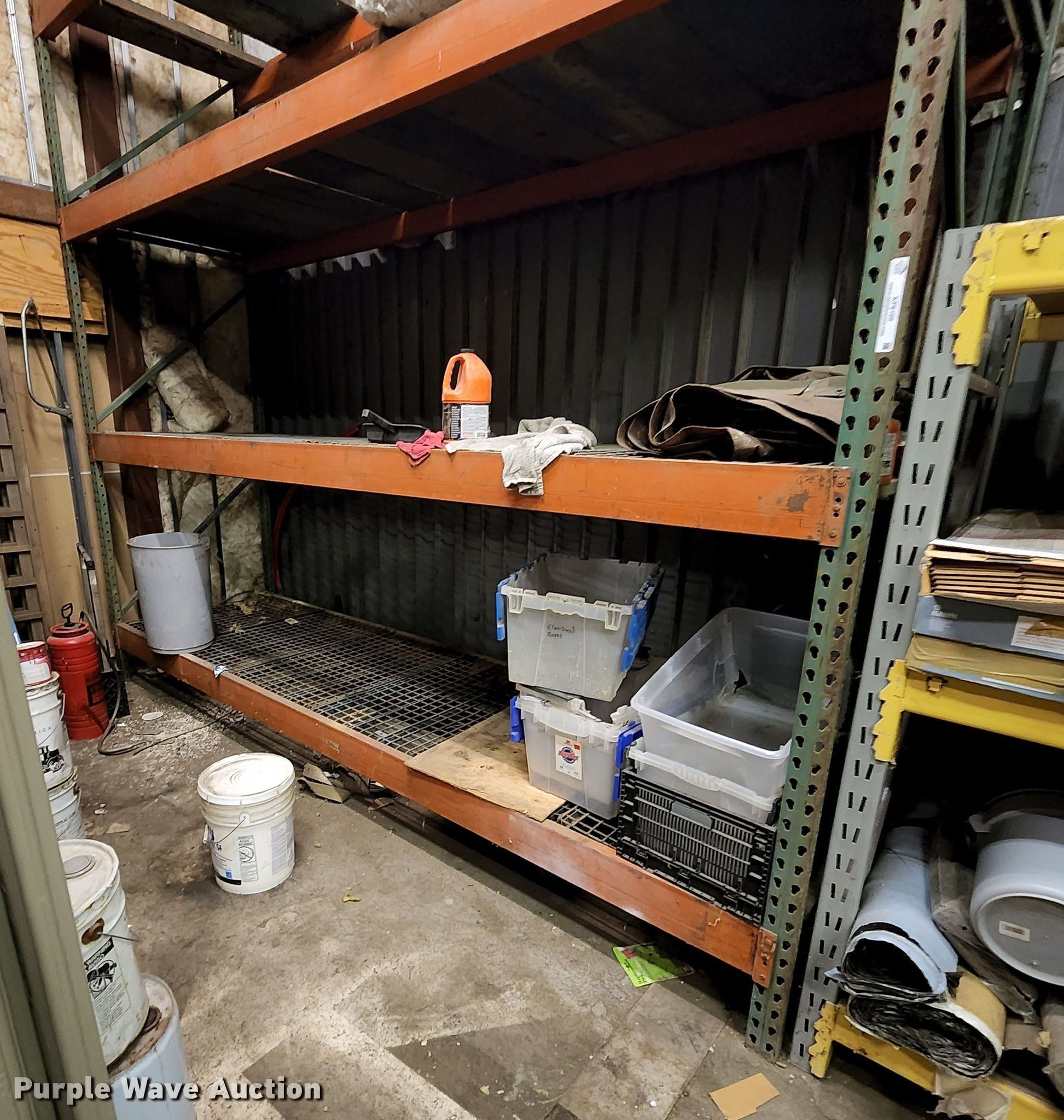 Pallet racking in Kansas City, MO Item KF9109 sold Purple Wave