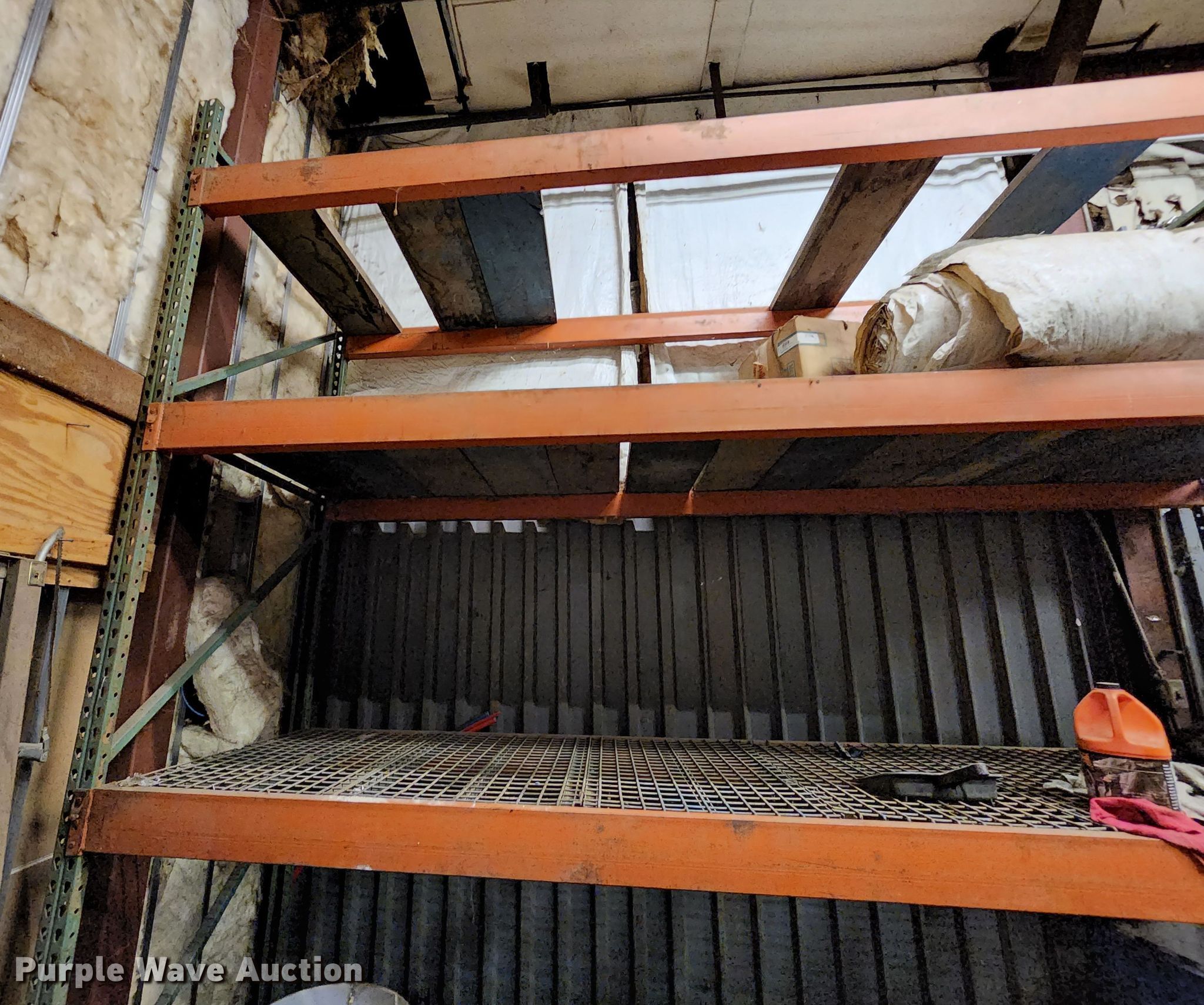 Pallet racking in Kansas City, MO Item KF9109 sold Purple Wave