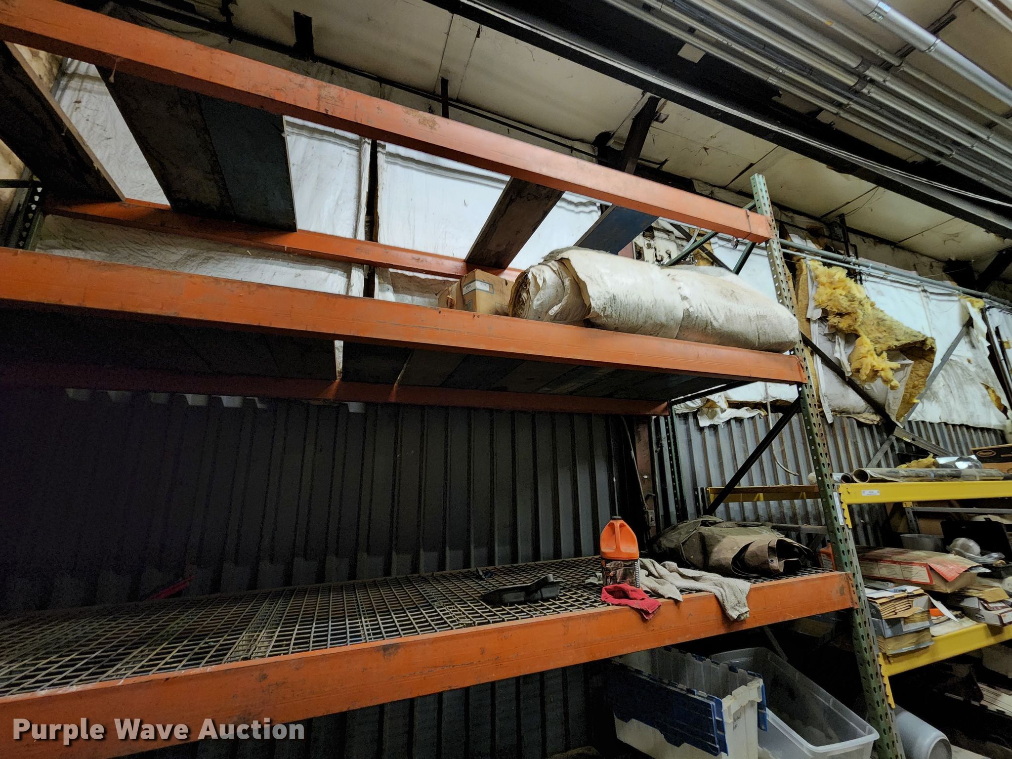 Pallet racking in Kansas City, MO Item KF9109 sold Purple Wave