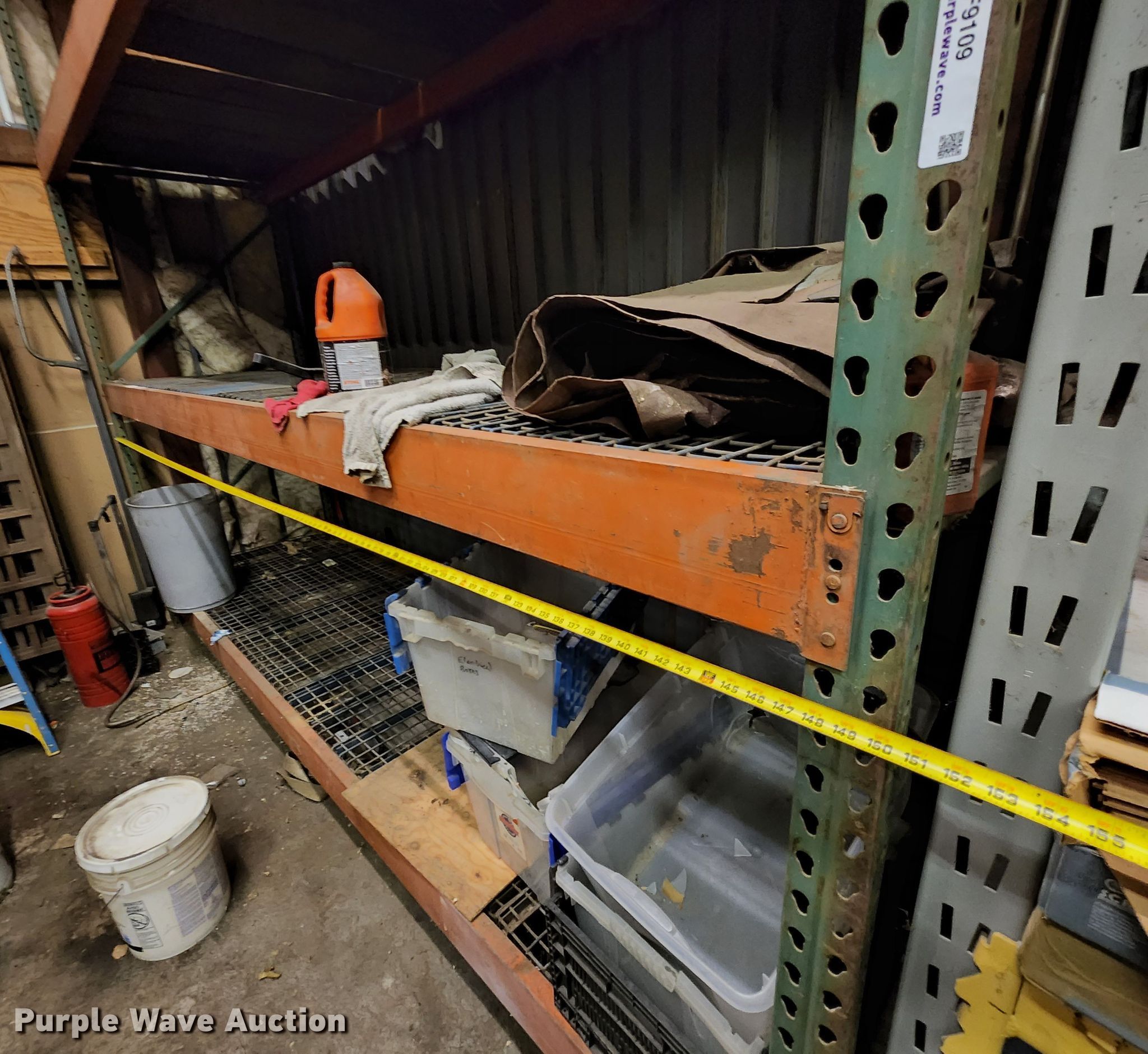 Pallet racking in Kansas City, MO Item KF9109 sold Purple Wave