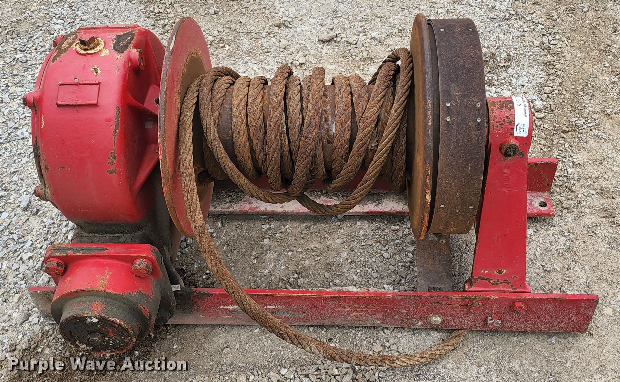 Braden AMS2018B winch in Pleasant Hill, MO Item KF9171 sold Purple