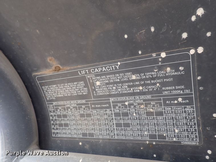 image for item DI1971 2014 John Deere 35G  mini excavator