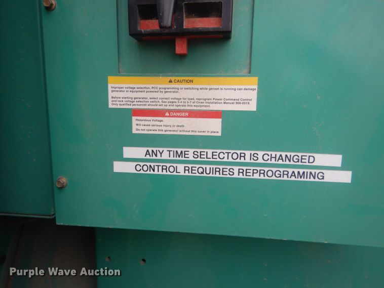 image for item DJ1315 Onan 100DGDB  generator