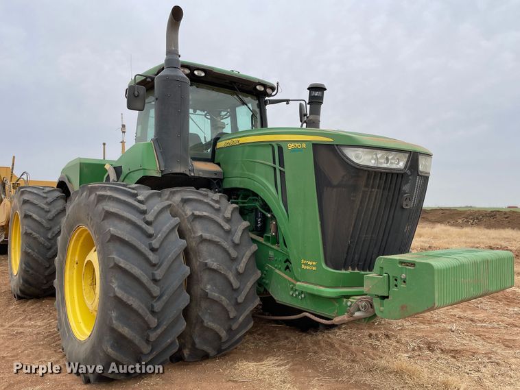 image for item DJ5128 2016 John Deere 9570R Scraper Special  4WD tractor