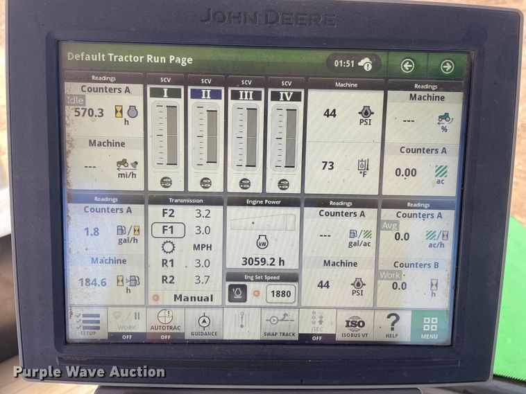 image for item DJ5140 2015 John Deere 9570R Scraper Special  4WD tractor