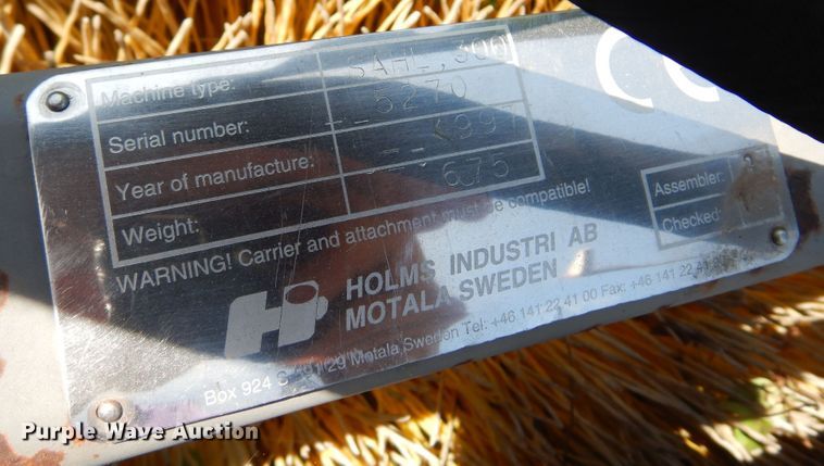 image for item DK0937 1997 Holms SAHL300  10' W broom