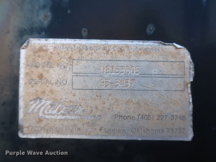 image for item DK3694 1993 Chevrolet Kodiak C6500  dump truck