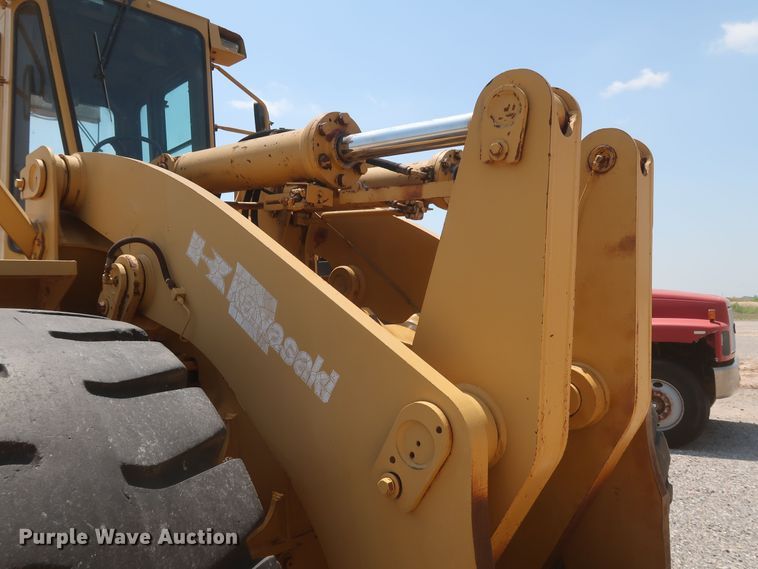 image for item DK3701 1993 Kawasaki 90ZIII  wheel loader