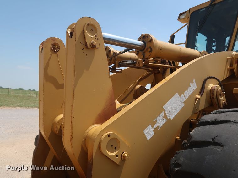 image for item DK3701 1993 Kawasaki 90ZIII  wheel loader