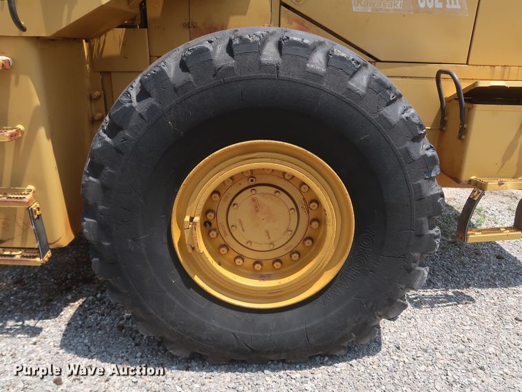 image for item DK3701 1993 Kawasaki 90ZIII  wheel loader