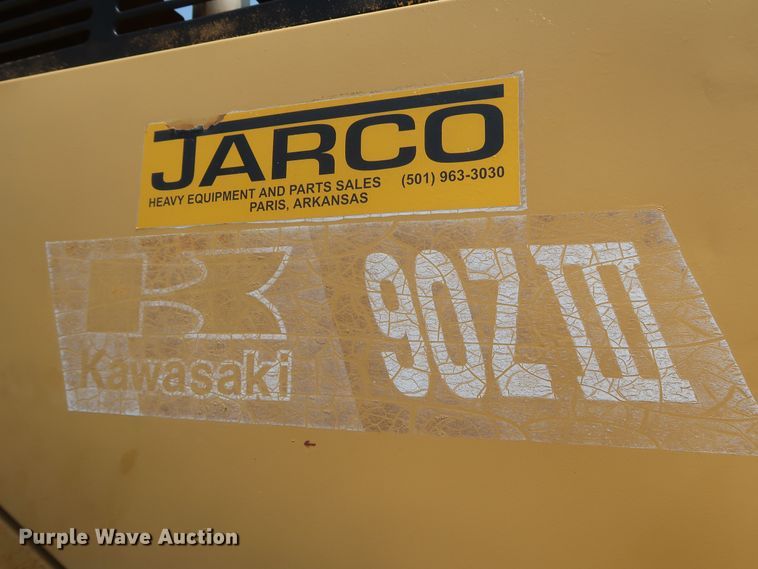 image for item DK3701 1993 Kawasaki 90ZIII  wheel loader