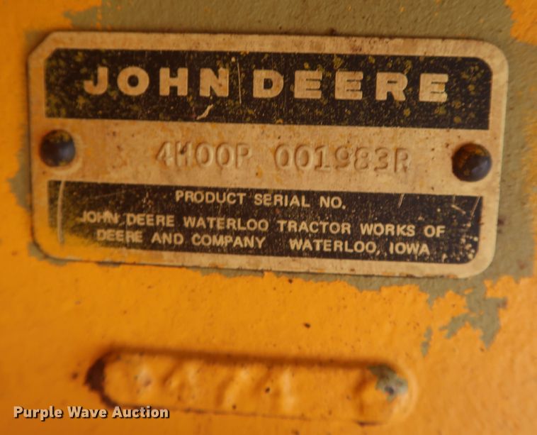 image for item DK3703 1978 John Deere 770  motor grader