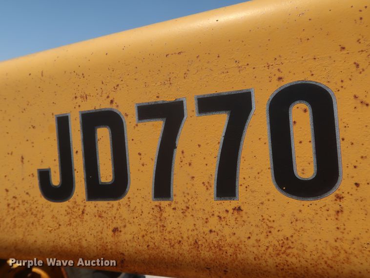 image for item DK3703 1978 John Deere 770  motor grader