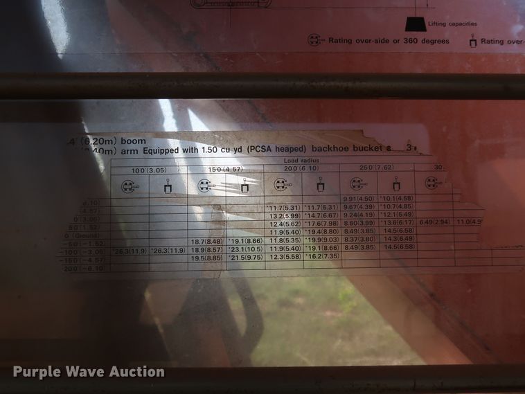 image for item DK3727 1990 Hitachi EX270LC  excavator