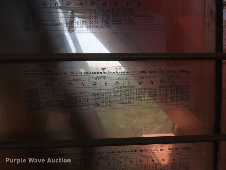 image for item DK3727 1990 Hitachi EX270LC  excavator