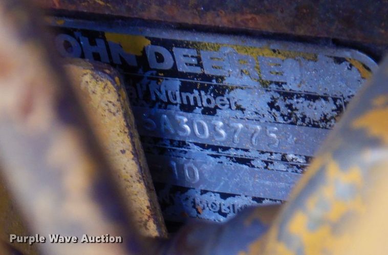 image for item DL3753 John Deere 850D  cable plow