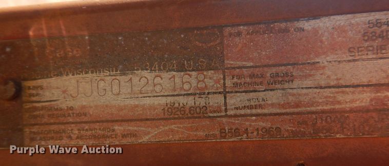 image for item DL3754 Case 585E  forklift