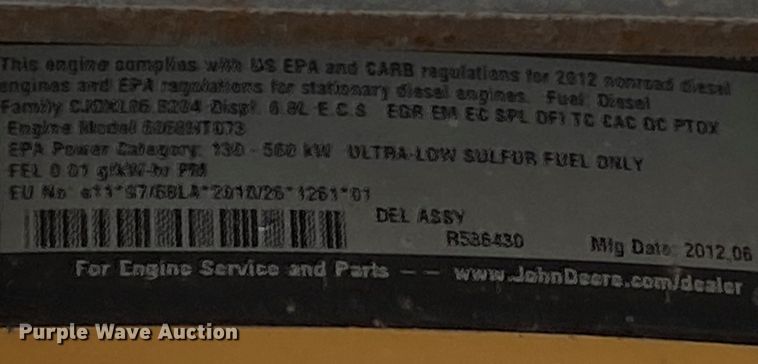 image for item DM4112 2013 John Deere 290GLC  excavator