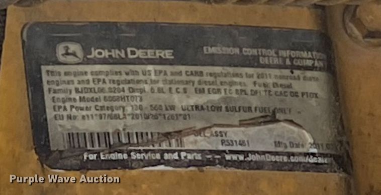 image for item DM4114 2011 John Deere 290G LC  excavator