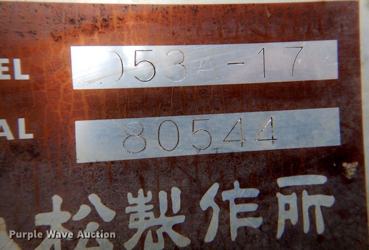 image for item DM6157 Komatsu D53A-17  dozer