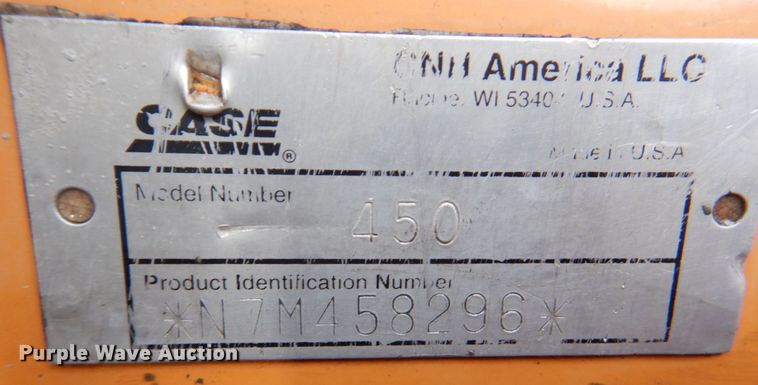 image for item DM6221 2007 Case 450  skid steer loader