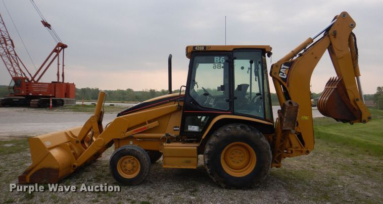 image for item DM7333 2004 Caterpillar 420D  backhoe