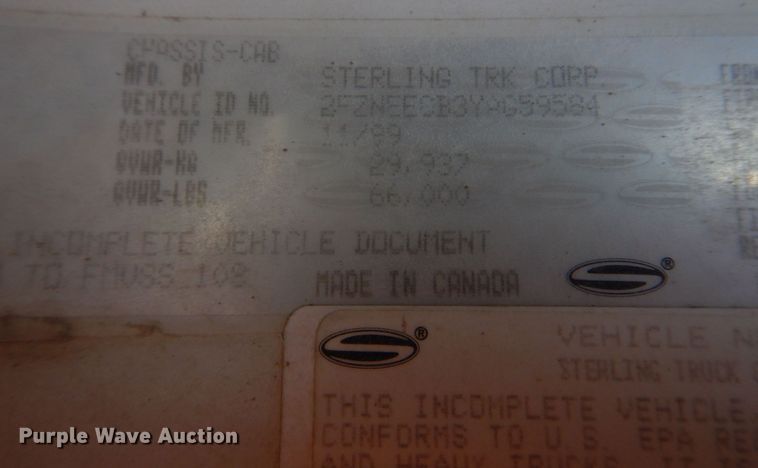 image for item DM7335 2000 Sterling  ready mix truck