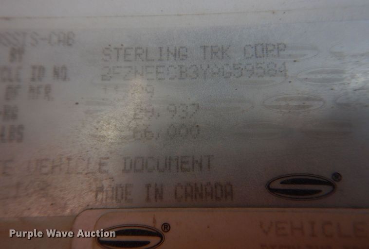 image for item DM7335 2000 Sterling  ready mix truck