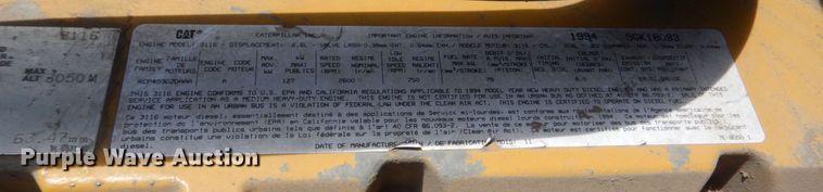 image for item DN7390 1995 GMC TopKick C6500  chipper truck