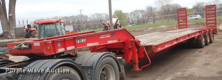 image for item DR0363 2016 Felling FT-80-3NNHX  equipment trailer