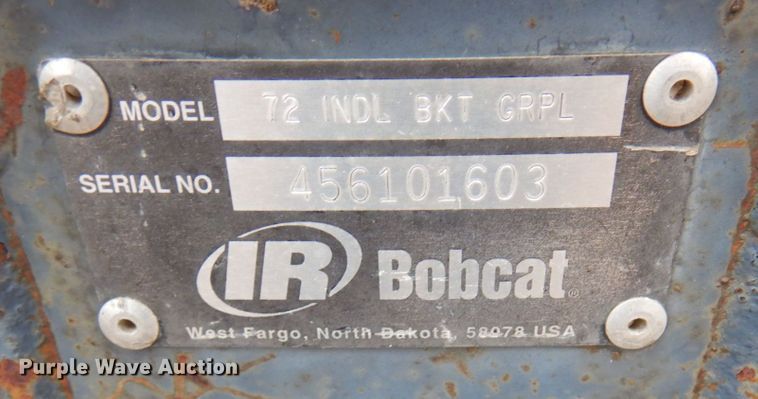 image for item DR0371 Bobcat  grapple bucket