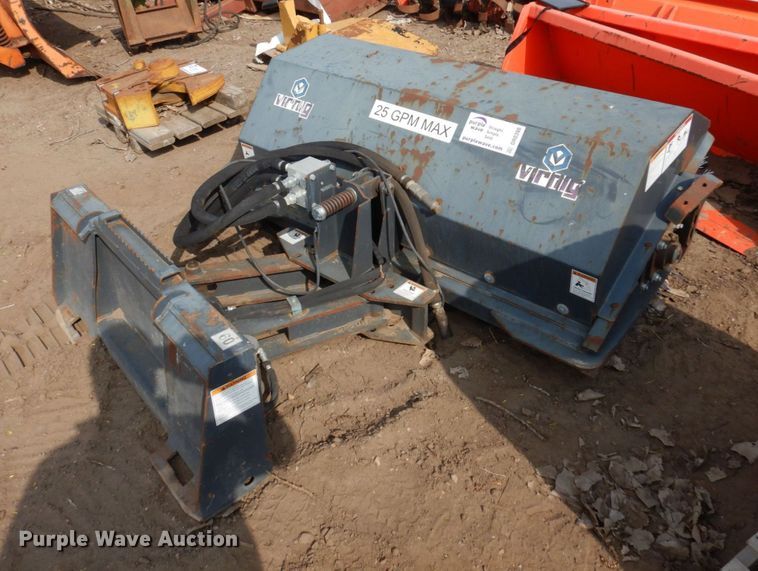 image for item DR0398 Virnig  skid steer broom