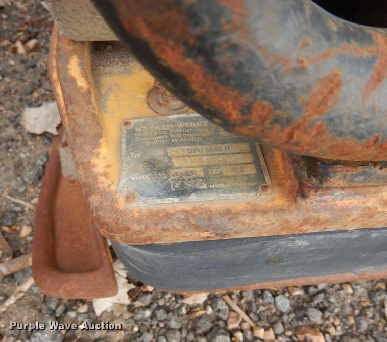 image for item DR0409 (3) Wacker DU5015H vibratory plate compactors