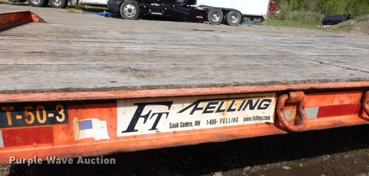 image for item DR0431 2006 Felling FT-50-3  equipment trailer